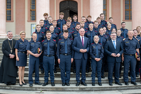 Ausmusterung und Angelobung Polizei 2025