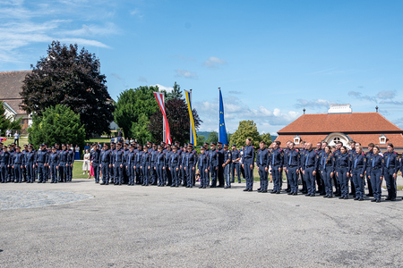 Ausmusterung und Angelobung Polizei 2025